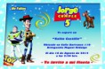 invitación Toy Story
